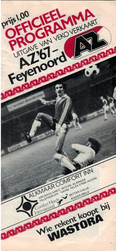 AZ Programma 8-nov-1980 Feyenoord